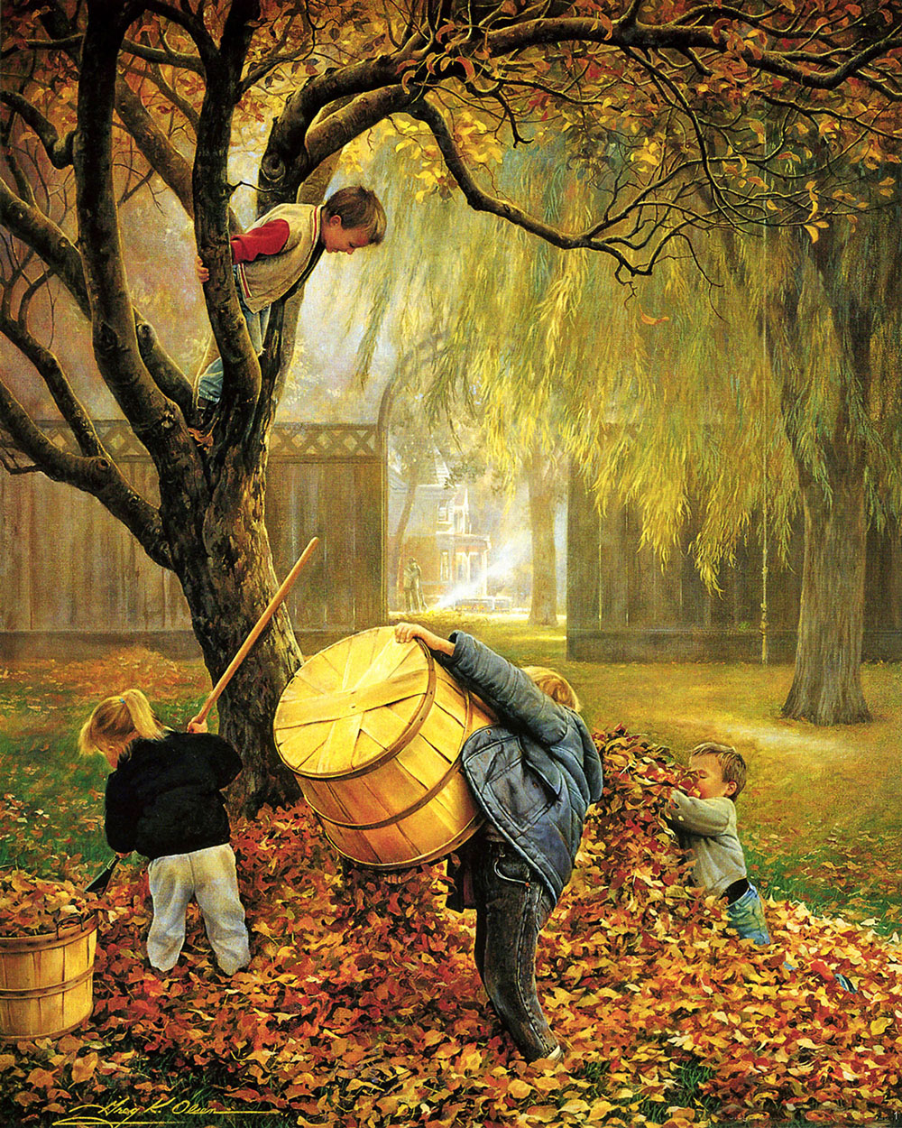 Fall Leaves by Greg Olsen