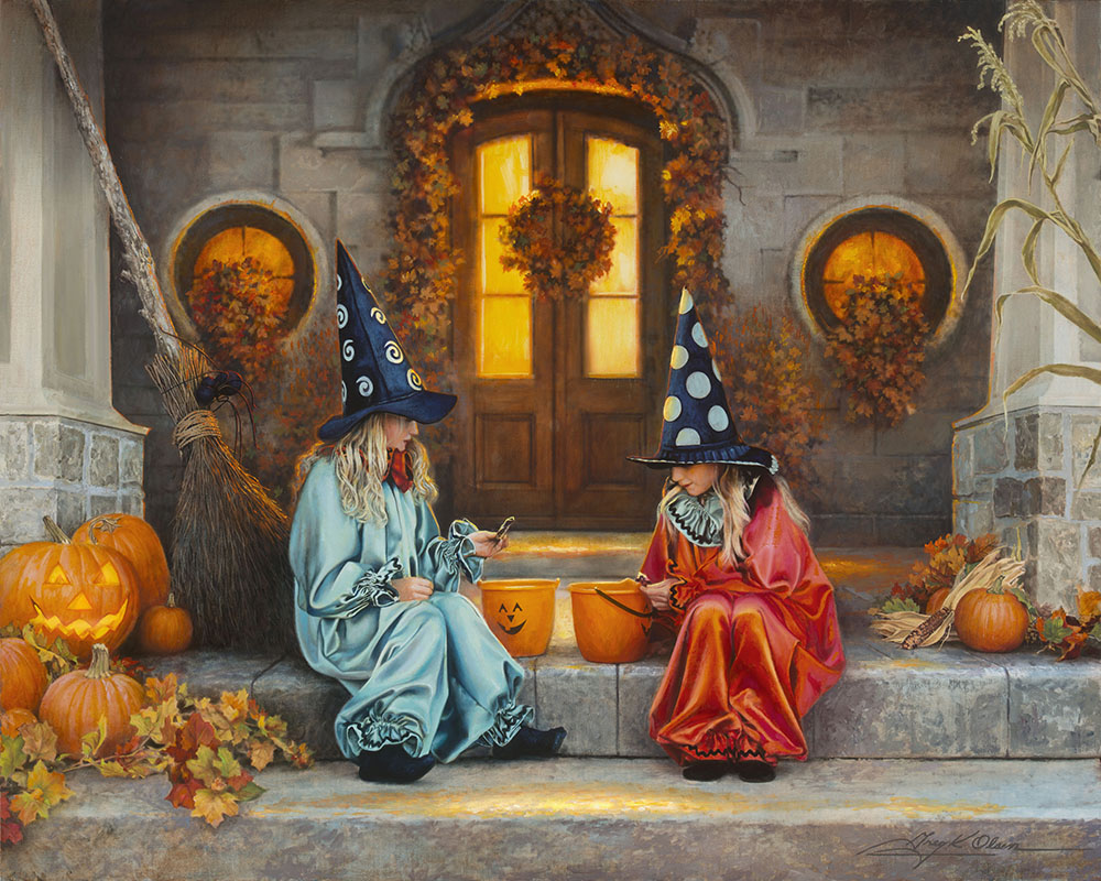 Halloween Sweetness by Greg Olsen