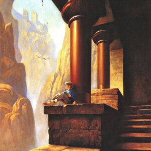 boy reading pillar imagination