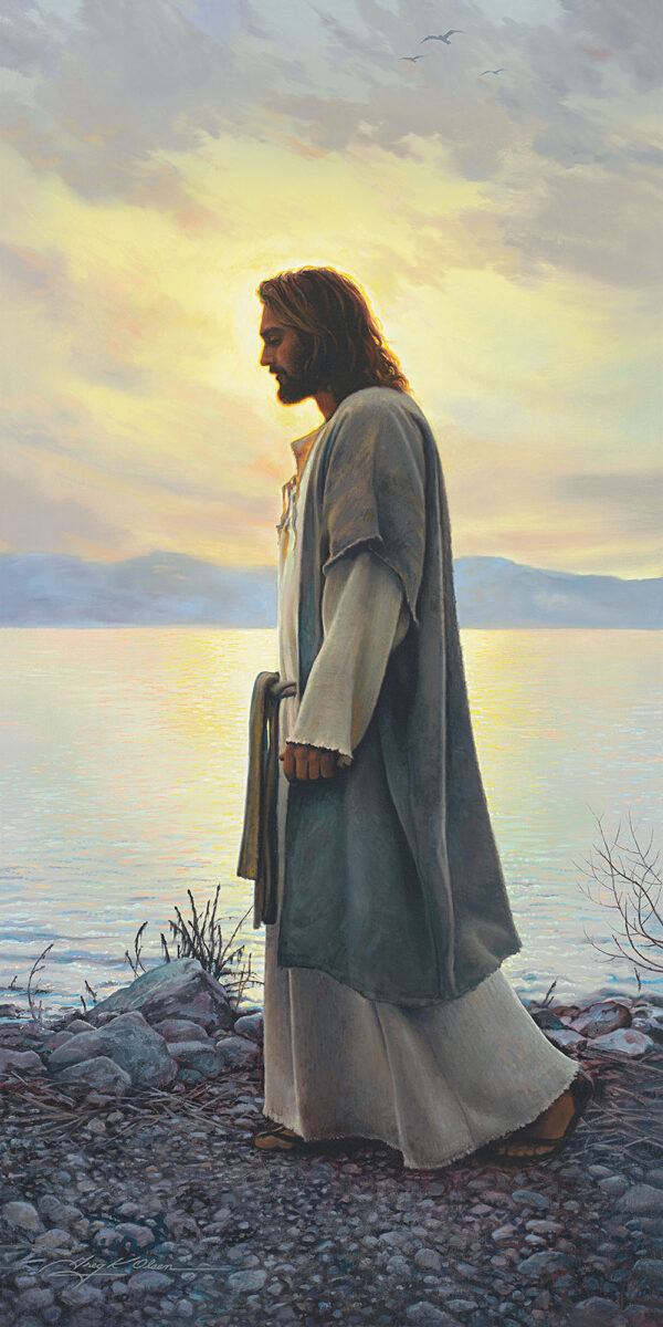 jesus walking by sea of galilee