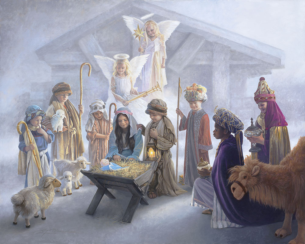 Away In A Manger By Greg Olsen Away In A Manger By Greg Olsen