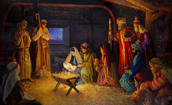 nativity baby jesus mary joseph shepherds wisemen