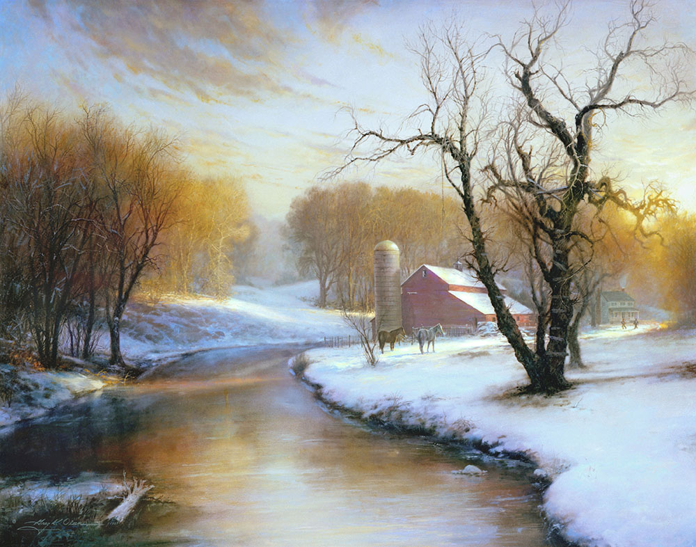 Boyhood Winter by Greg Olsen