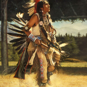 painting native american dancing