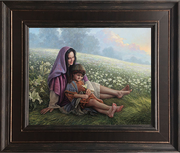 Consider The Lilies - 24x28 Framed Art by Greg Olsen