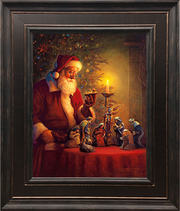 The Spirit of Christmas - 24x28 Framed Art by Greg Olsen