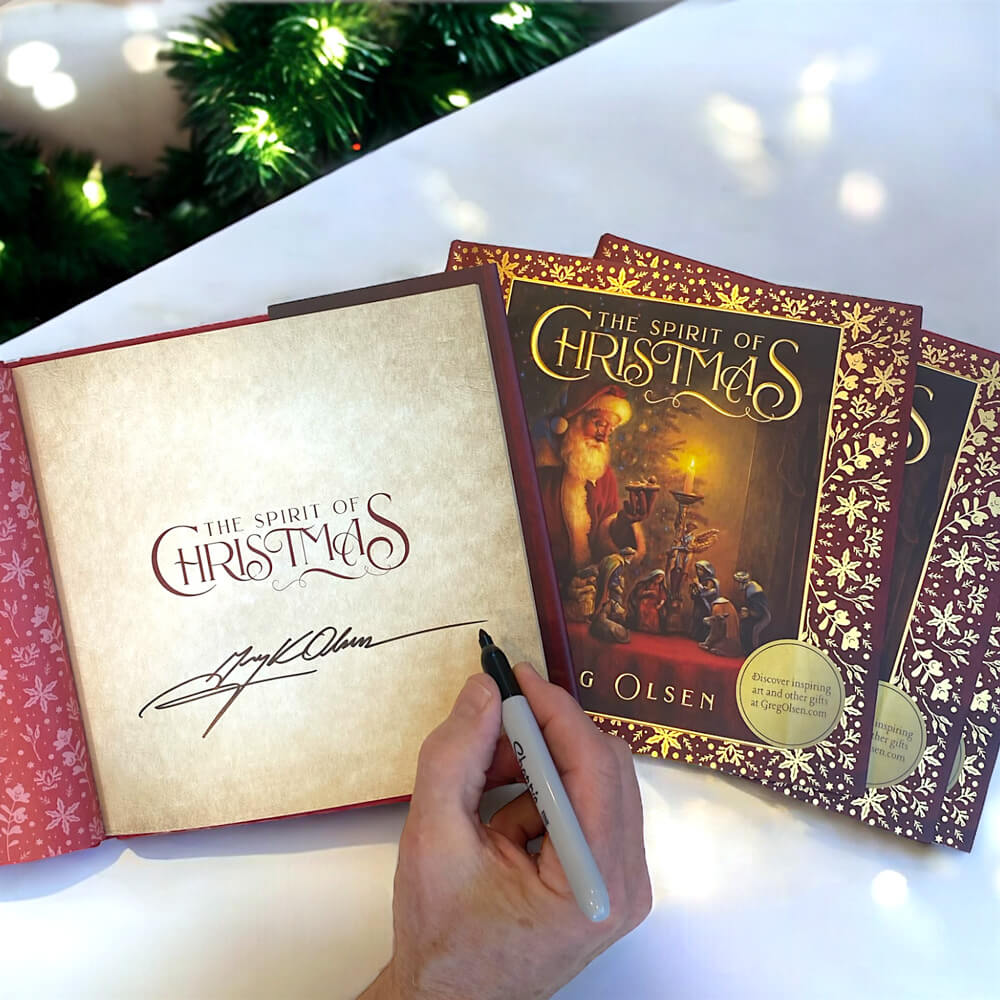 Exclusive Signed First Edition – The Spirit of Christmas by Greg Olsen