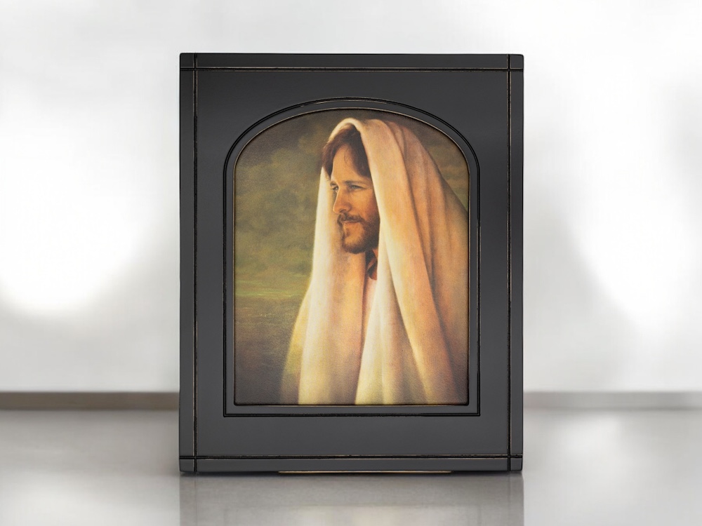 Gentle Healer – 11×13 Black Arched Frame