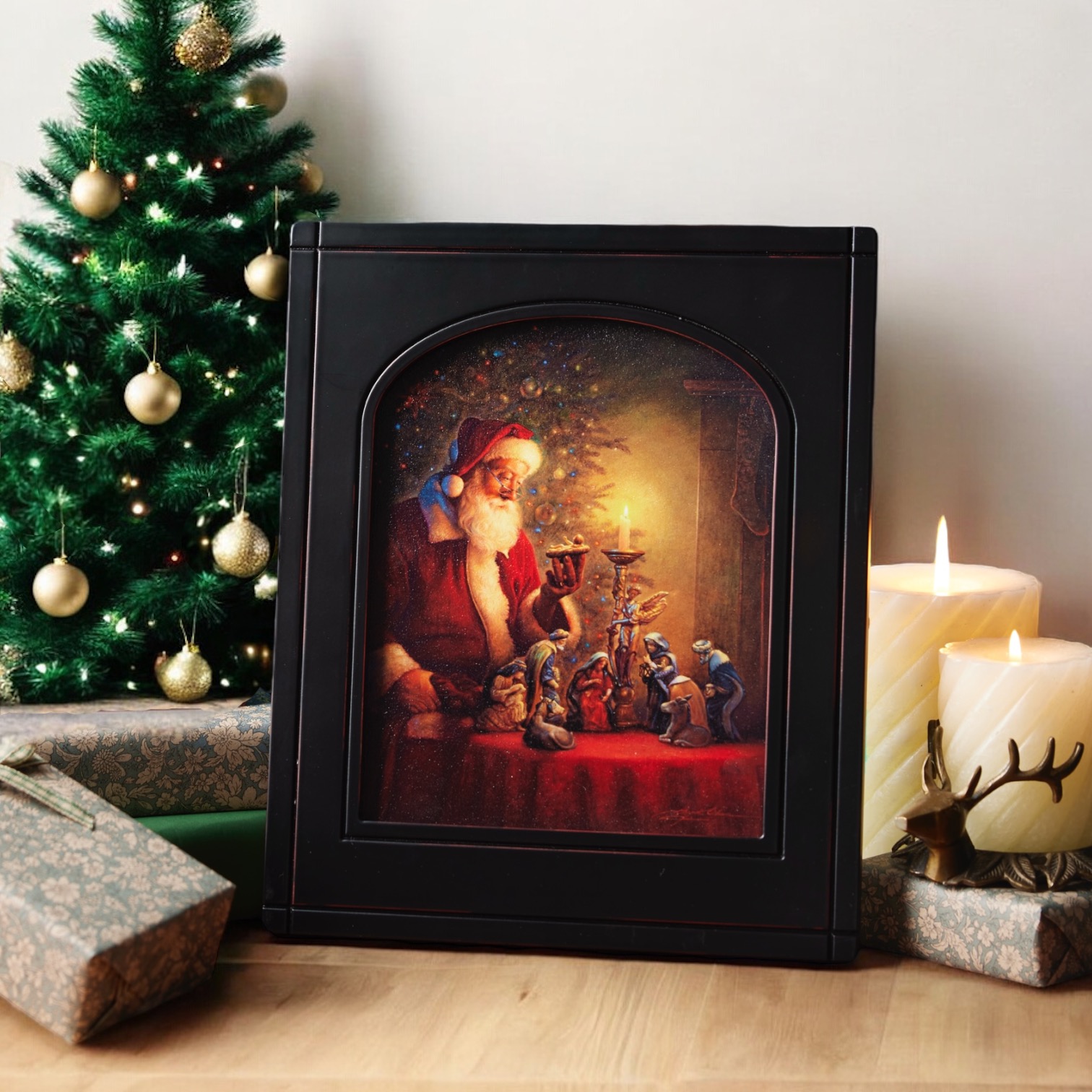 The Spirit of Christmas – 11×13 Black Arched Frame