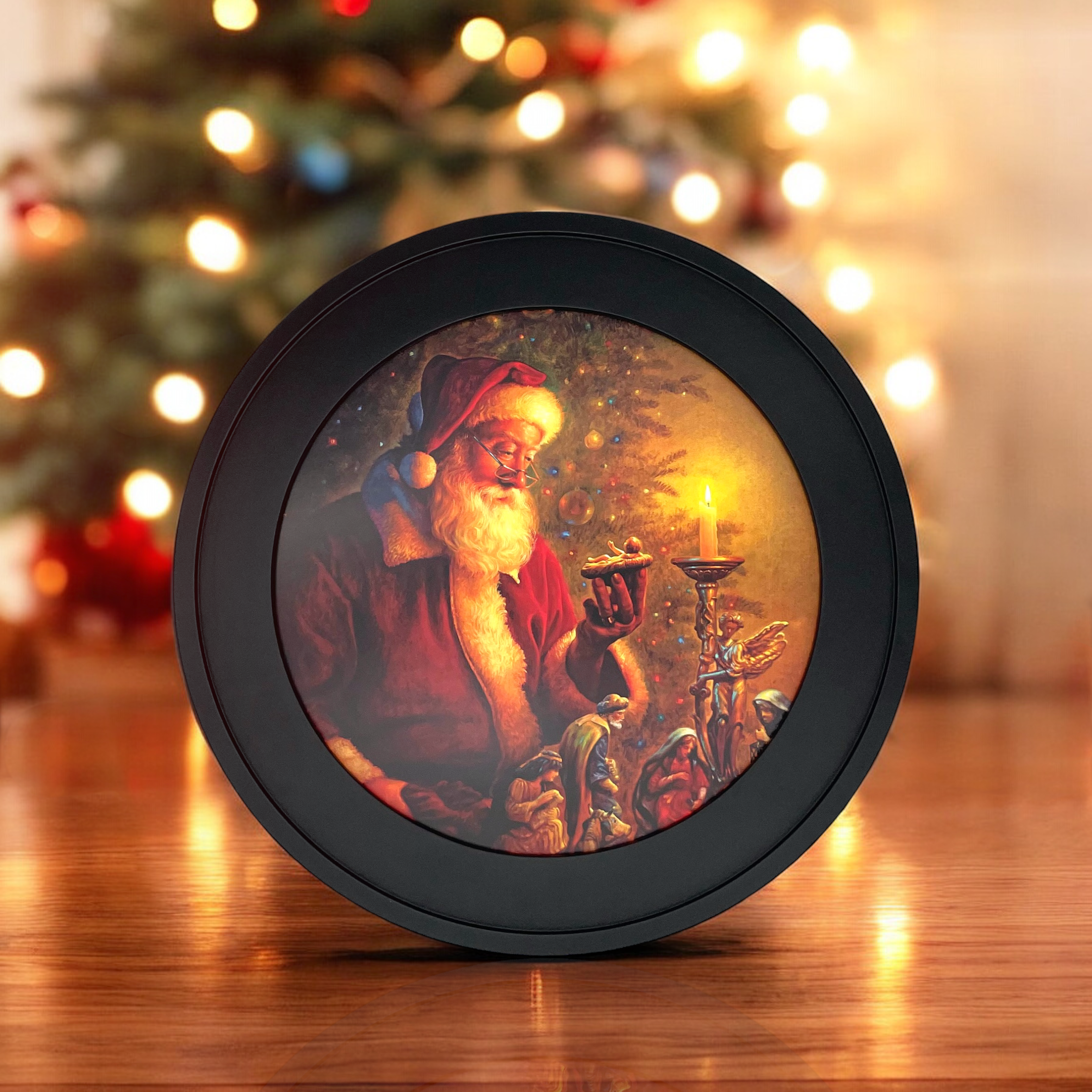 The Spirit of Christmas – 16.5×16.5 Encircled Frame