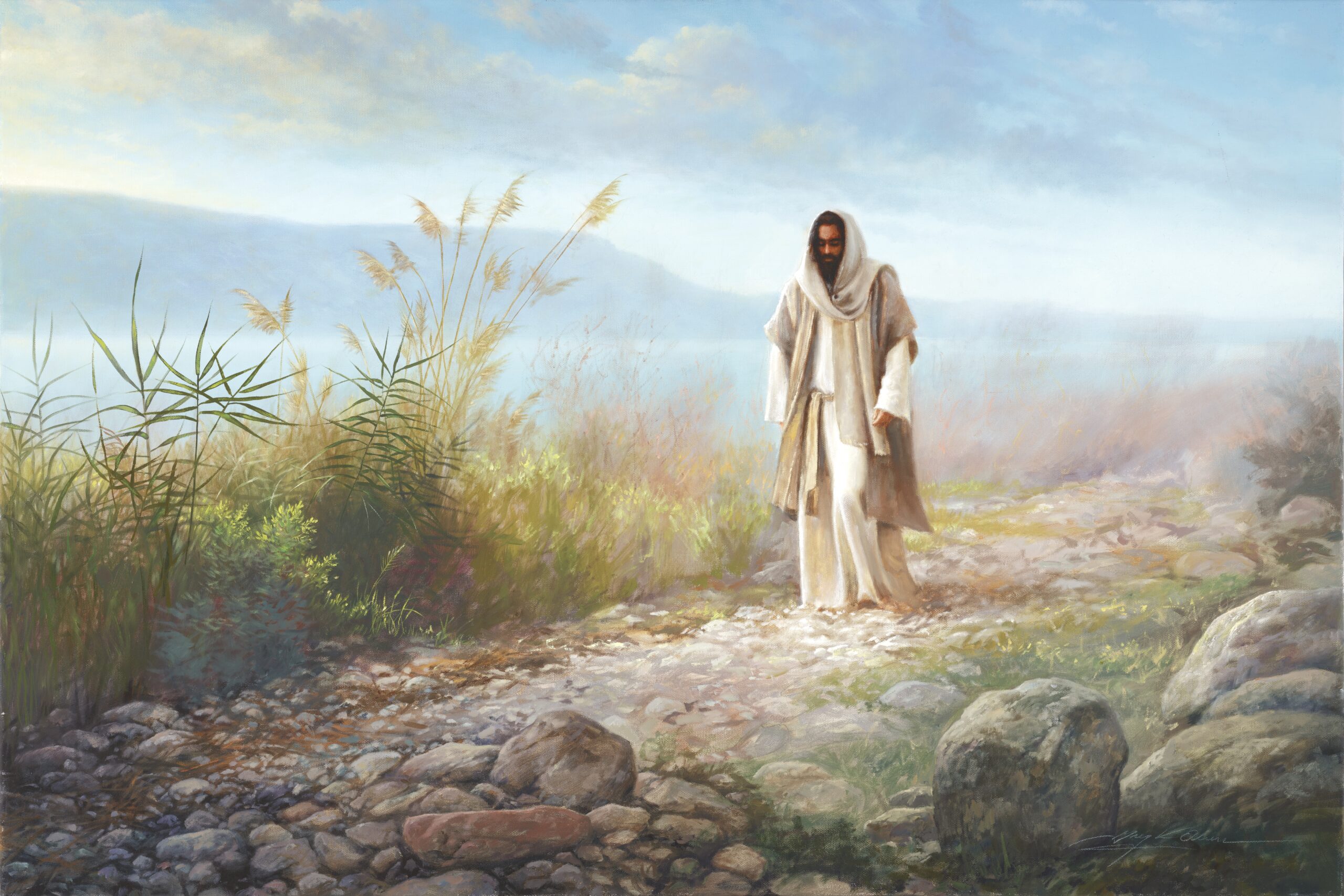 Walk in the Light by Greg Olsen