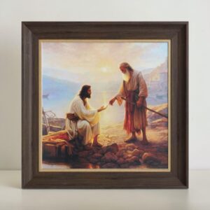 My Peace I Give Unto You - 31x31 Framed Canvas